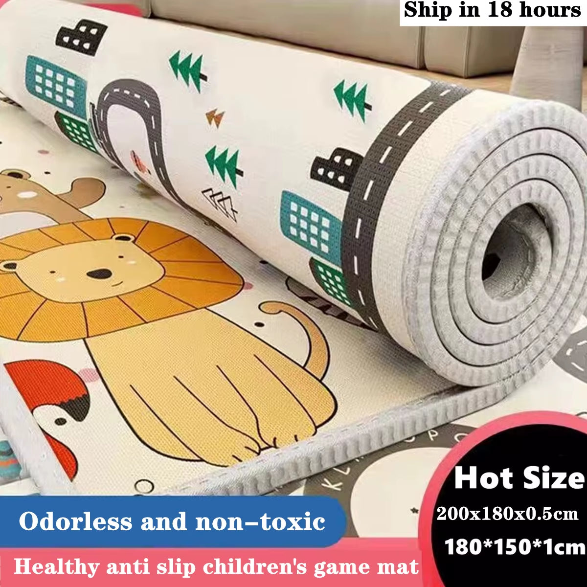 200X180Cm/180X150Cm Baby Crawling Play Mats Non-Toxic High-Quality EPE Baby Activity Gym Carpet Baby Game Children'S Safety Rug