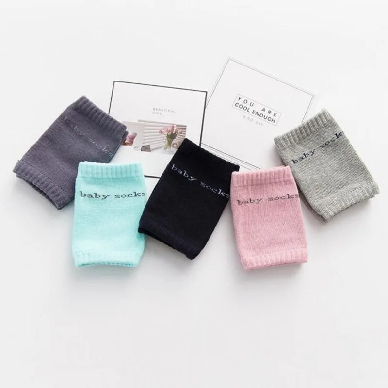 Kids Non Slip Crawling Legging Infants Toddlers Baby Accessories Dot Knee Pads Protector Safety Kneepad Leg Warmer Girls Boys