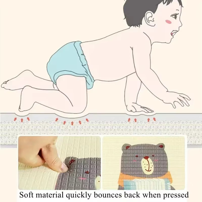 200X180Cm/180X150Cm Baby Crawling Play Mats Non-Toxic High-Quality EPE Baby Activity Gym Carpet Baby Game Children'S Safety Rug