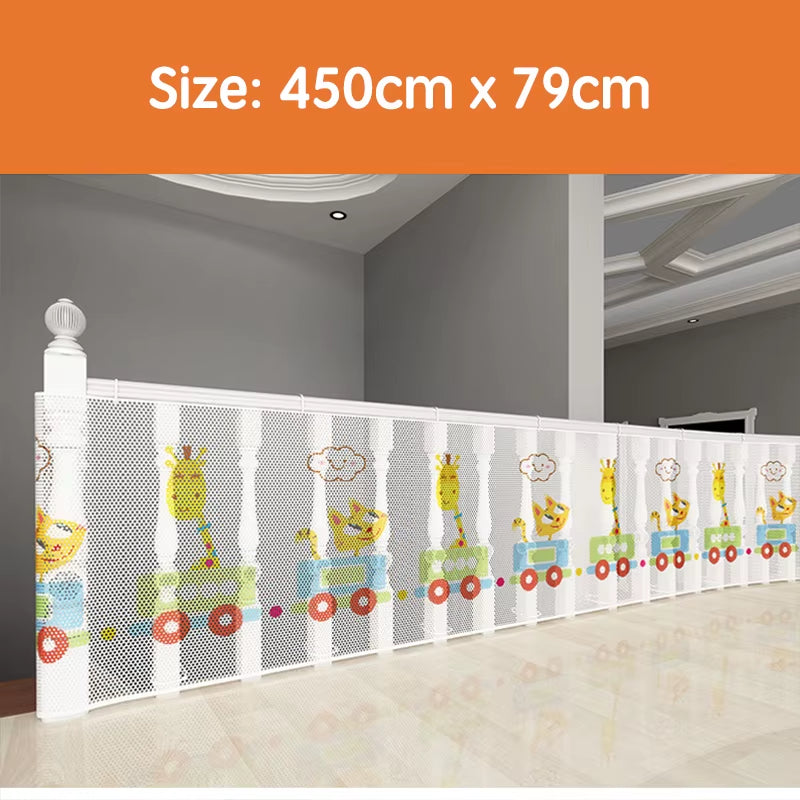 2M,3M,4.5M Safety Net for Stairs Thicken Fine Mesh for Balcony Stair Protection Net Children Protection Baby Safety Doorway Gate