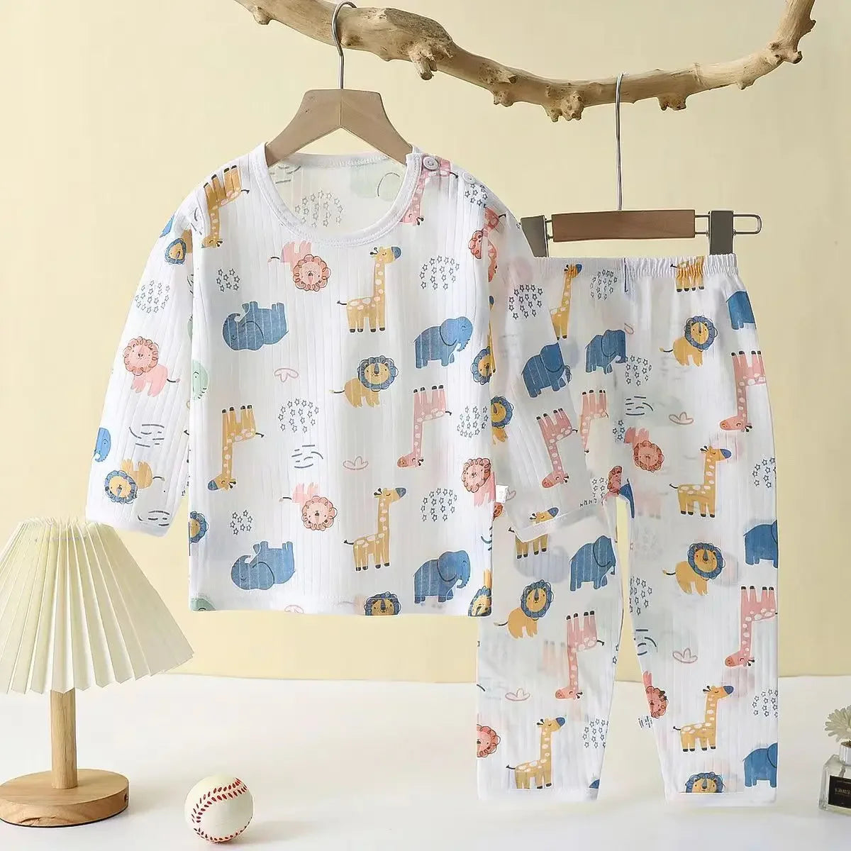 Children Sets Cotton Kids Clothes Long/Short Sleeve Home Sleepwear Children'S Clothing Boy Girl Autumn Winter Tops Pants Suits
