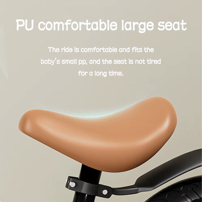 Lightweight Children'S Balance Bike with 360° Rotating Handlebars Anti-Slip Baby Walker Bike for 2-6 Years Pedal-Free Bike