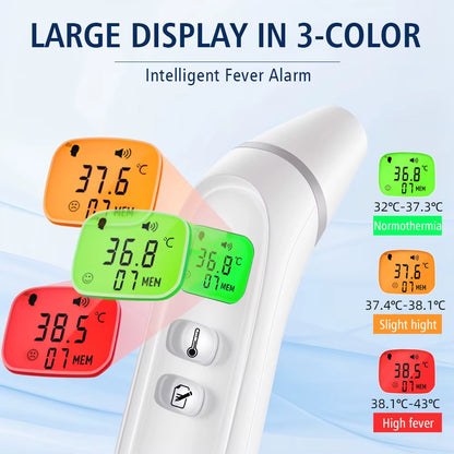 Infrared Fever Thermometer Medical Household Digital LCD Infant Adult Non-Contact Body Temperature Ear Thermometer