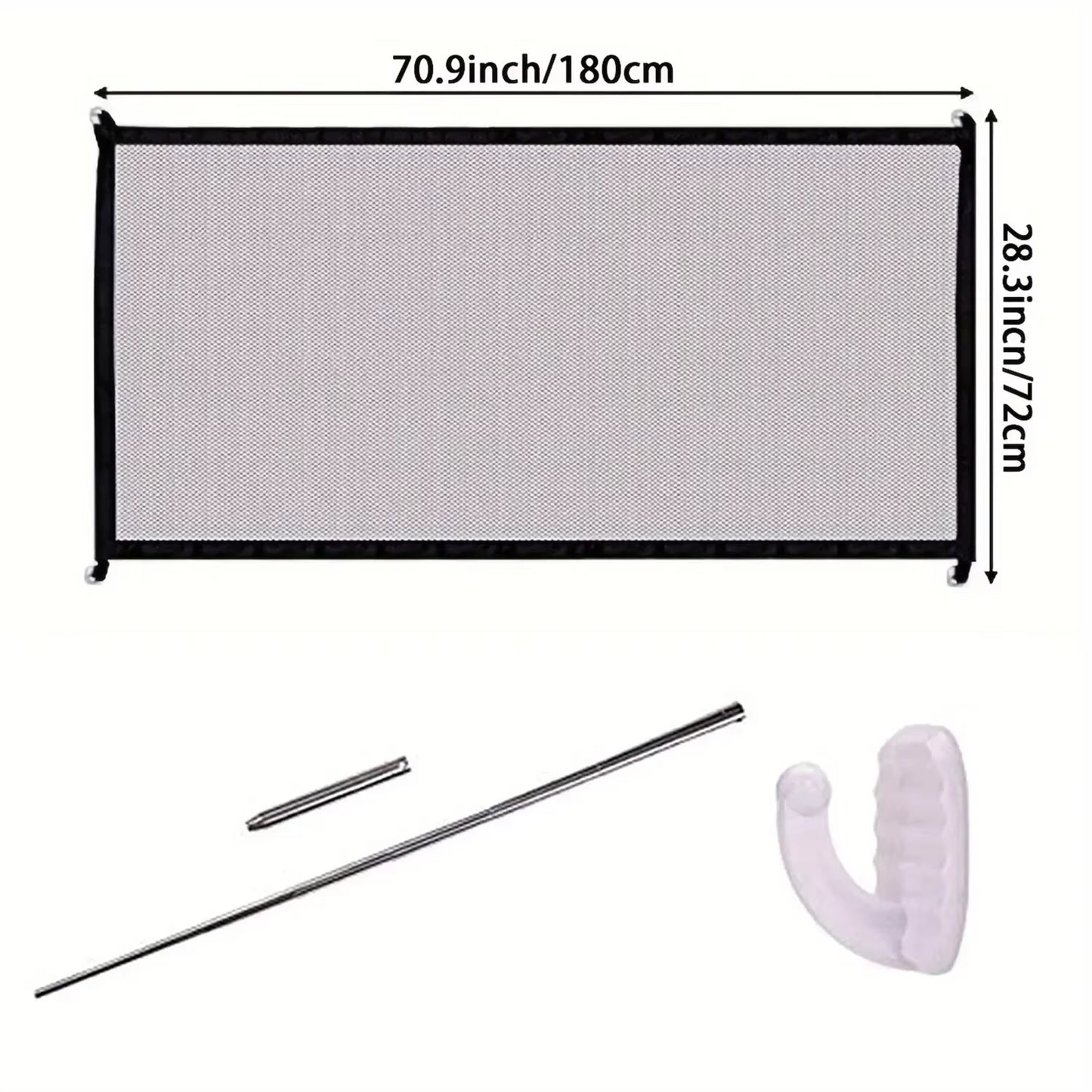 Pet Barrier Fences Portable Folding Breathable Mesh Child Safety Gate Pet Baby Separation Guard Isolated Fence Dog Accessories