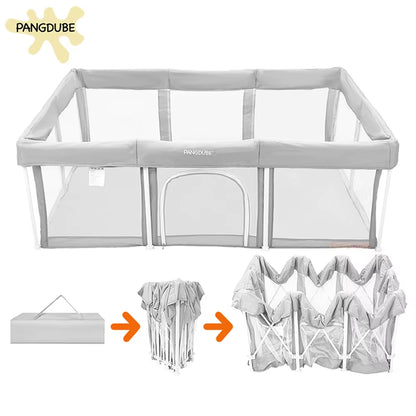 Easy Folding Hildren'S Playpen Baby Games Park Indoor & Outdoor Playground for Kids Baby Activity Fence Toddler Playpen