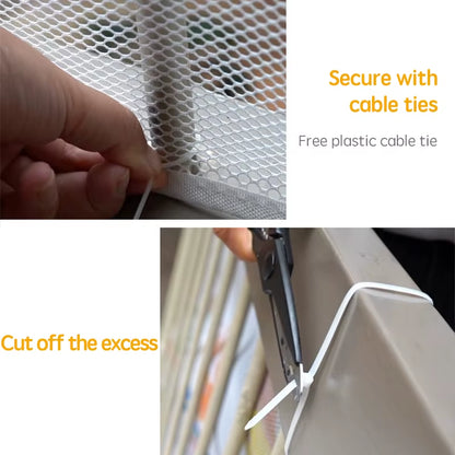 2M,3M,4.5M Safety Net for Stairs Thicken Fine Mesh for Balcony Stair Protection Net Children Protection Baby Safety Doorway Gate