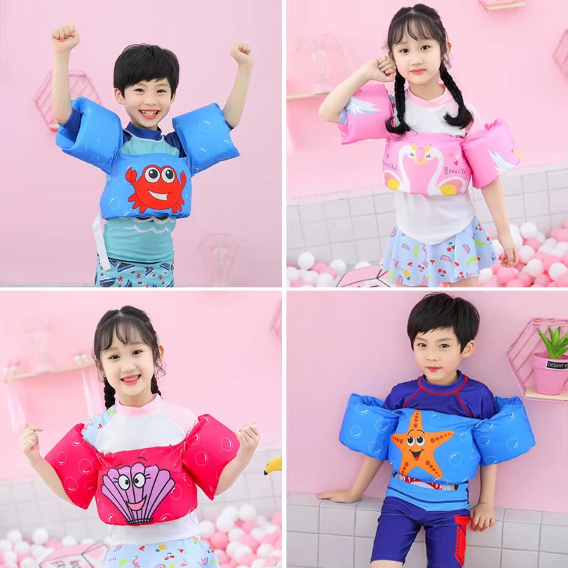 Kid Swimming Float Vest Baby Arm Sleeve Circle Swim Trainer Child Children Swimsuit Swimming Pool Accessories