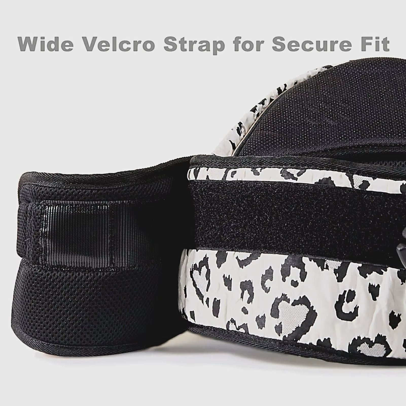 Baby Carrier Fashion Leopard Print Waist Stool Non-Slip Hip Seat Surface for 3-36Months Newborns & Toddlers