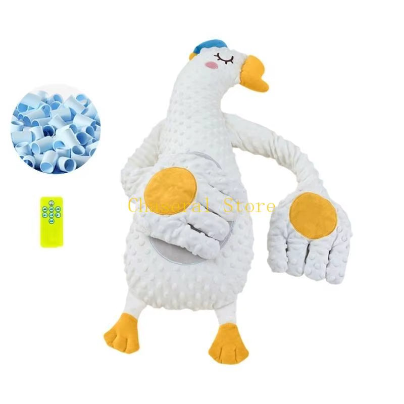 E7CE Portable Baby Sleep Patter Pacify Hand Doll Built in Music Function or Not