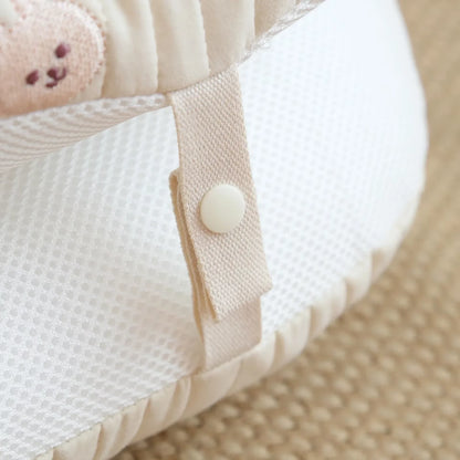 0-18 Months Kid Baby Bed for Newborn Breathable Portable Baby Nest Infant Baby Lounger Bed Crib Toddler Bed Sleeping Basket Crib