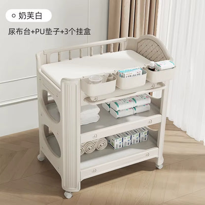 Portable Collapsible Diaper Changing Station Ergonomic Newborn Care Table Pediatrician Recommended Back-Saving Nursery Essential