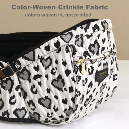 Baby Carrier Fashion Leopard Print Waist Stool Non-Slip Hip Seat Surface for 3-36Months Newborns & Toddlers