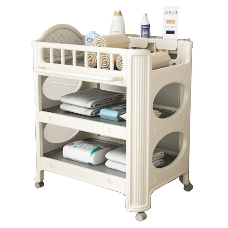Portable Collapsible Diaper Changing Station Ergonomic Newborn Care Table Pediatrician Recommended Back-Saving Nursery Essential