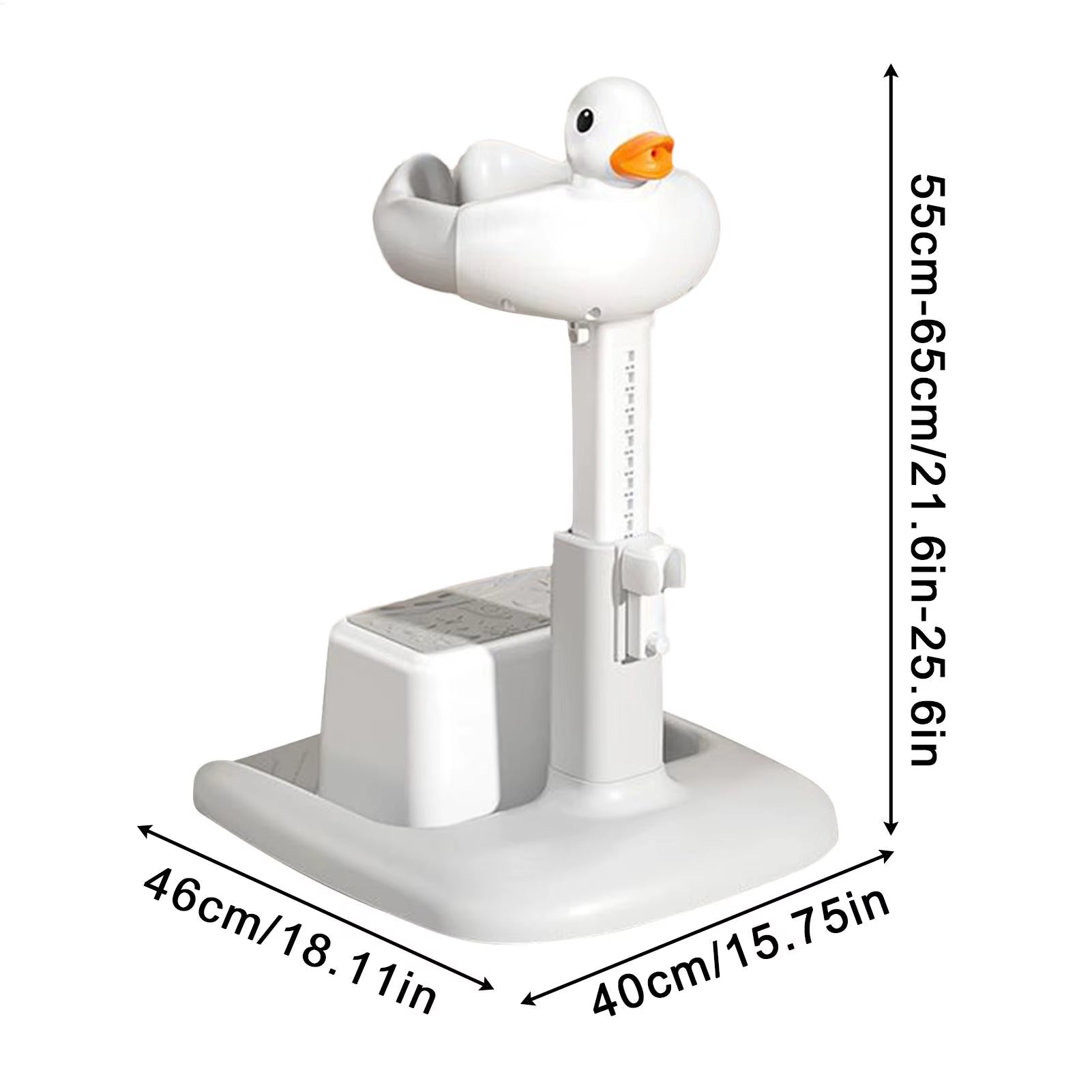 Baby Shower Stand Nursery Bath Stand Adjustable Height Standing Support Portable Shower Device for Kids Boys Girls Enhanced