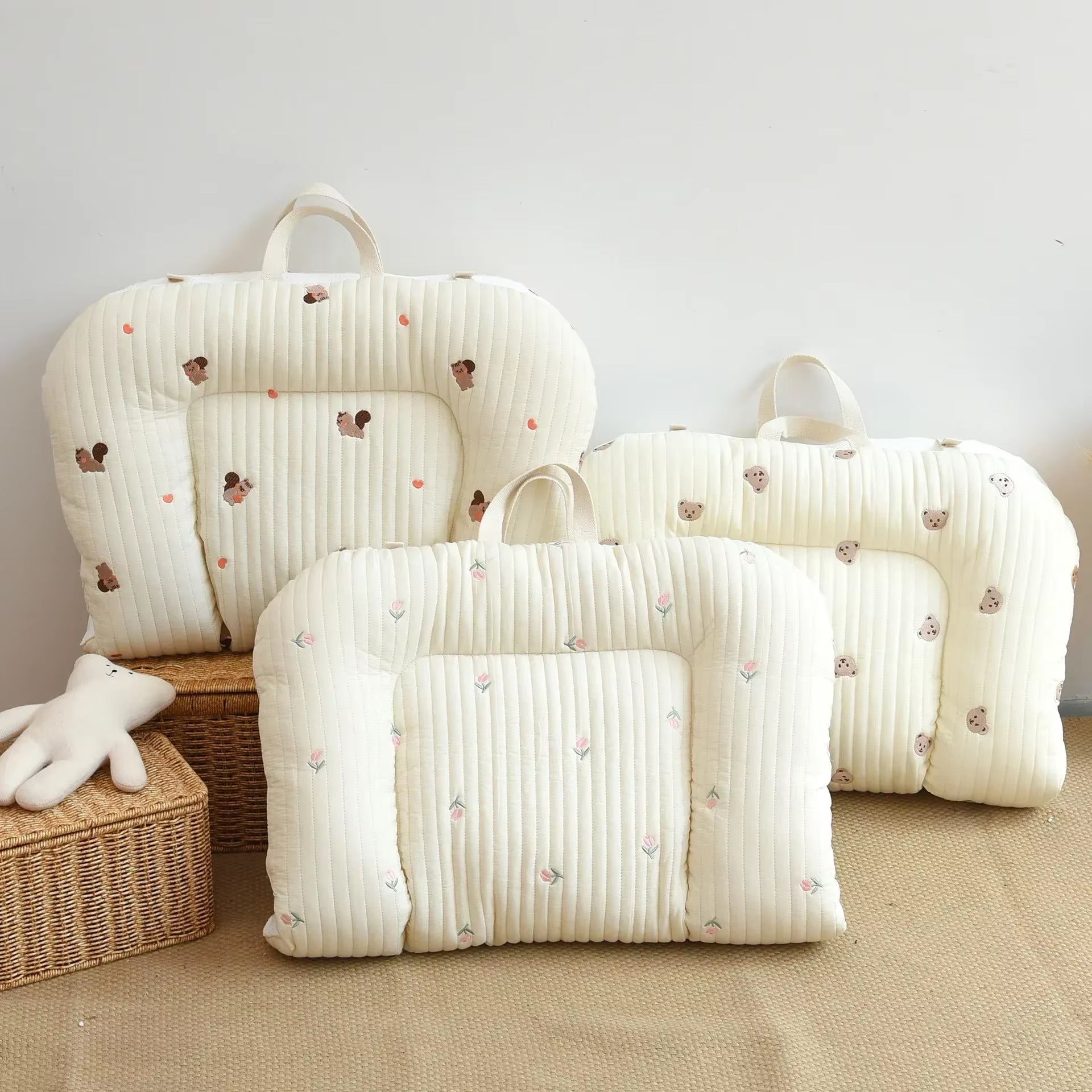 0-18 Months Kid Baby Bed for Newborn Breathable Portable Baby Nest Infant Baby Lounger Bed Crib Toddler Bed Sleeping Basket Crib