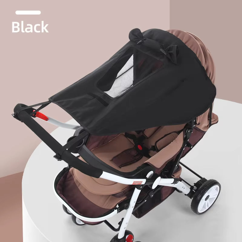 Universal Sun Shade for Baby Stroller Accessories UV UPF 50+ Awning Protection for Baby Carrier Waterproof Sun Shield