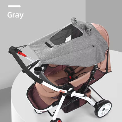 Universal Sun Shade for Baby Stroller Accessories UV UPF 50+ Awning Protection for Baby Carrier Waterproof Sun Shield
