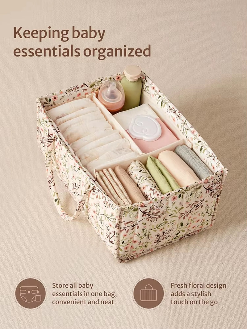 Baby Diaper Bag Storage Bag for Baby Newborn Items Diaper Stackers & Caddies Diaper Organizer Nappy Bag for Baby Things