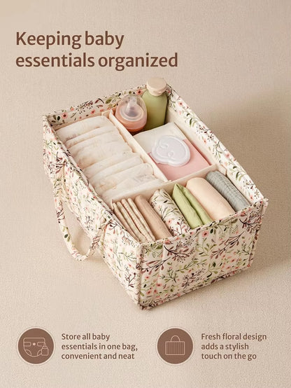 Baby Diaper Bag Storage Bag for Baby Newborn Items Diaper Stackers & Caddies Diaper Organizer Nappy Bag for Baby Things