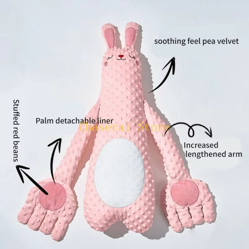 E7CE Portable Baby Sleep Patter Pacify Hand Doll Built in Music Function or Not