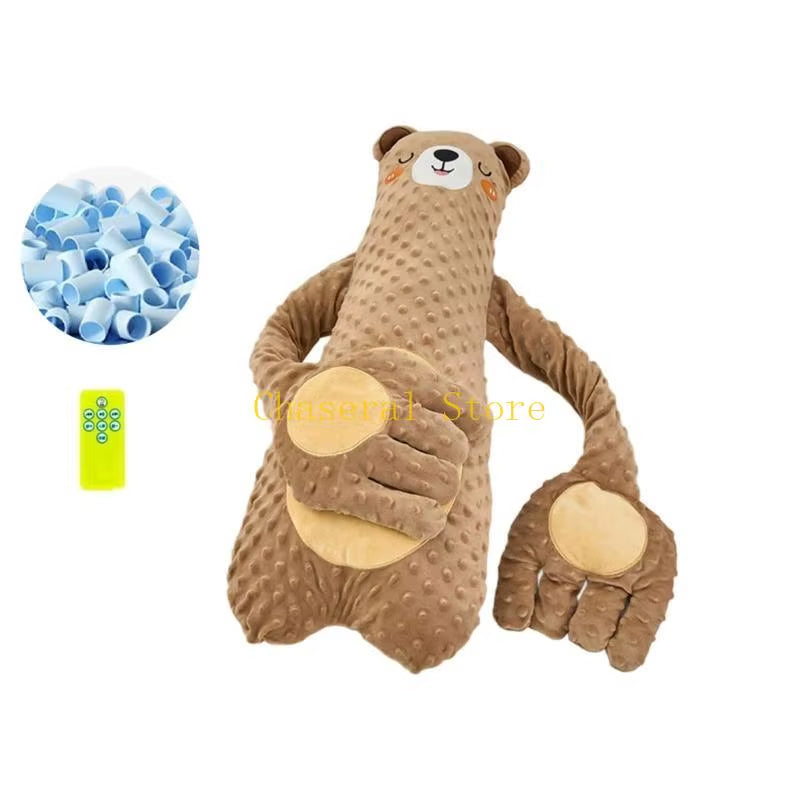 E7CE Portable Baby Sleep Patter Pacify Hand Doll Built in Music Function or Not