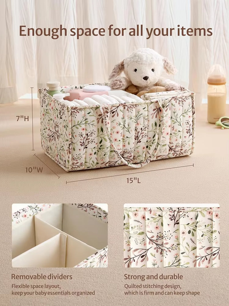 Baby Diaper Bag Storage Bag for Baby Newborn Items Diaper Stackers & Caddies Diaper Organizer Nappy Bag for Baby Things