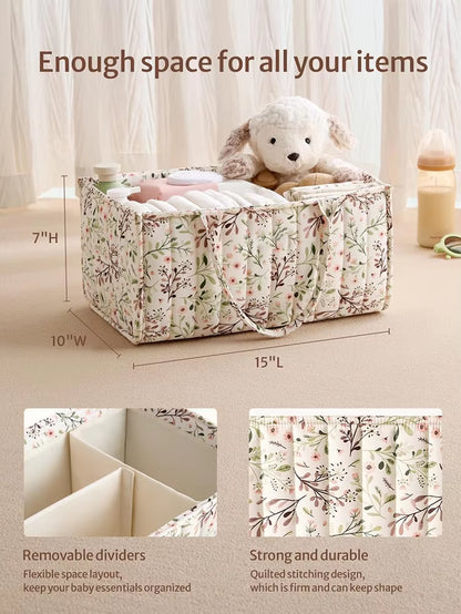 Baby Diaper Bag Storage Bag for Baby Newborn Items Diaper Stackers & Caddies Diaper Organizer Nappy Bag for Baby Things