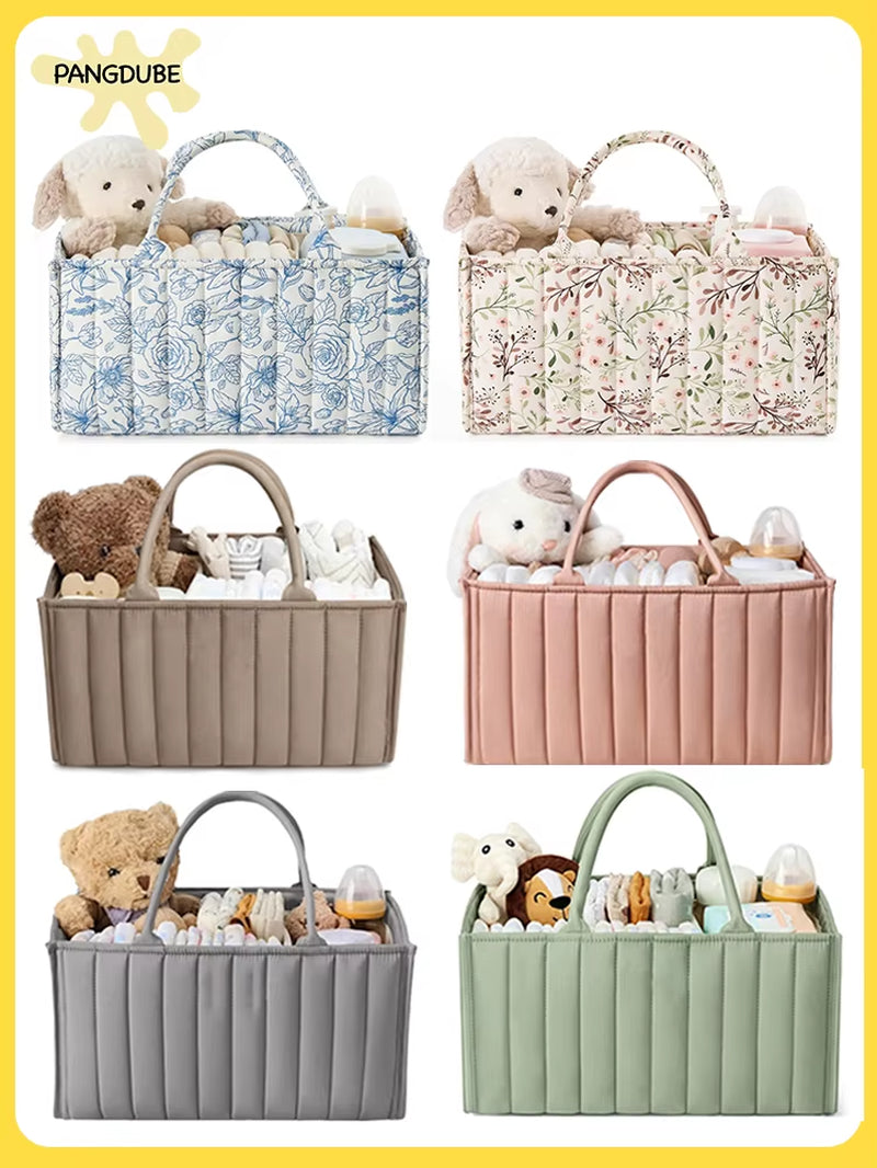Baby Diaper Bag Storage Bag for Baby Newborn Items Diaper Stackers & Caddies Diaper Organizer Nappy Bag for Baby Things