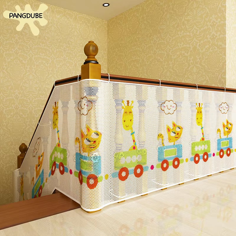 2M,3M,4.5M Safety Net for Stairs Thicken Fine Mesh for Balcony Stair Protection Net Children Protection Baby Safety Doorway Gate
