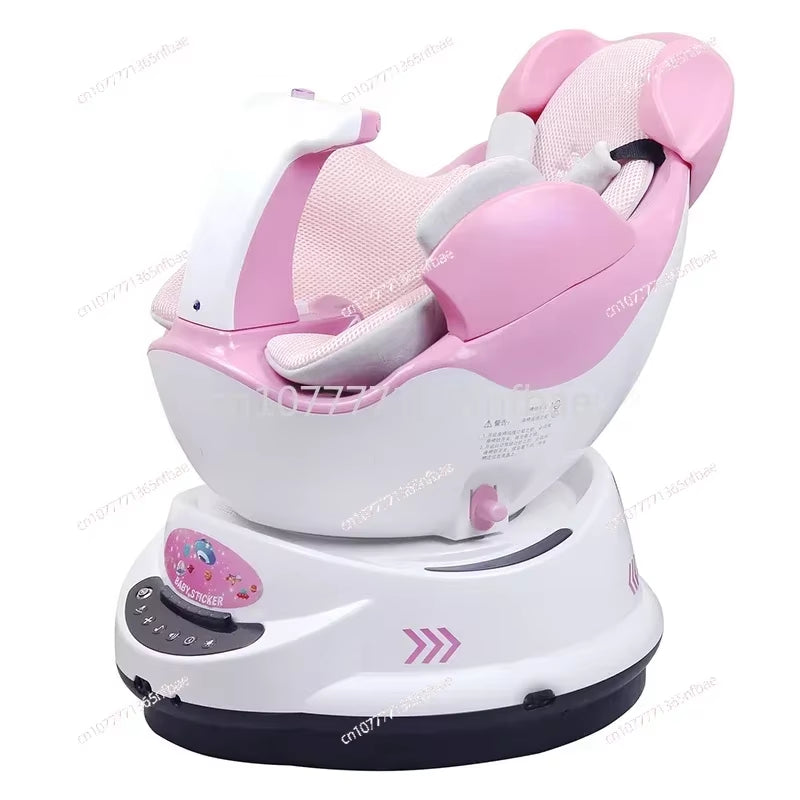 New Intelligent Electric Baby Rocking Chair with Music Remote Control Baby Soothing Swing Indoor Ride on Car Toy