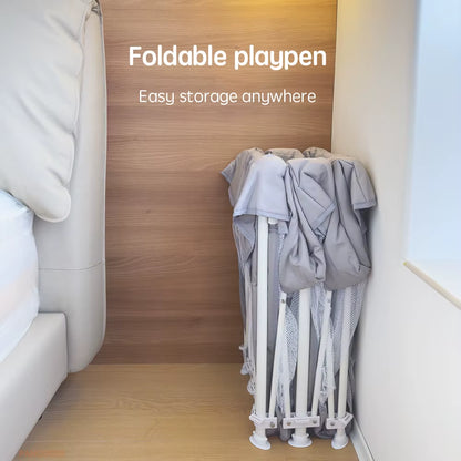 Easy Folding Hildren'S Playpen Baby Games Park Indoor & Outdoor Playground for Kids Baby Activity Fence Toddler Playpen