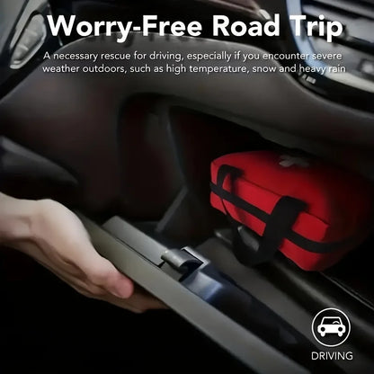 Multi-Purpose Small/Large First Aid Kit: Portable First Aid Kit for Outdoor Hunting, Hiking, Camping, Including Emergency Suppli