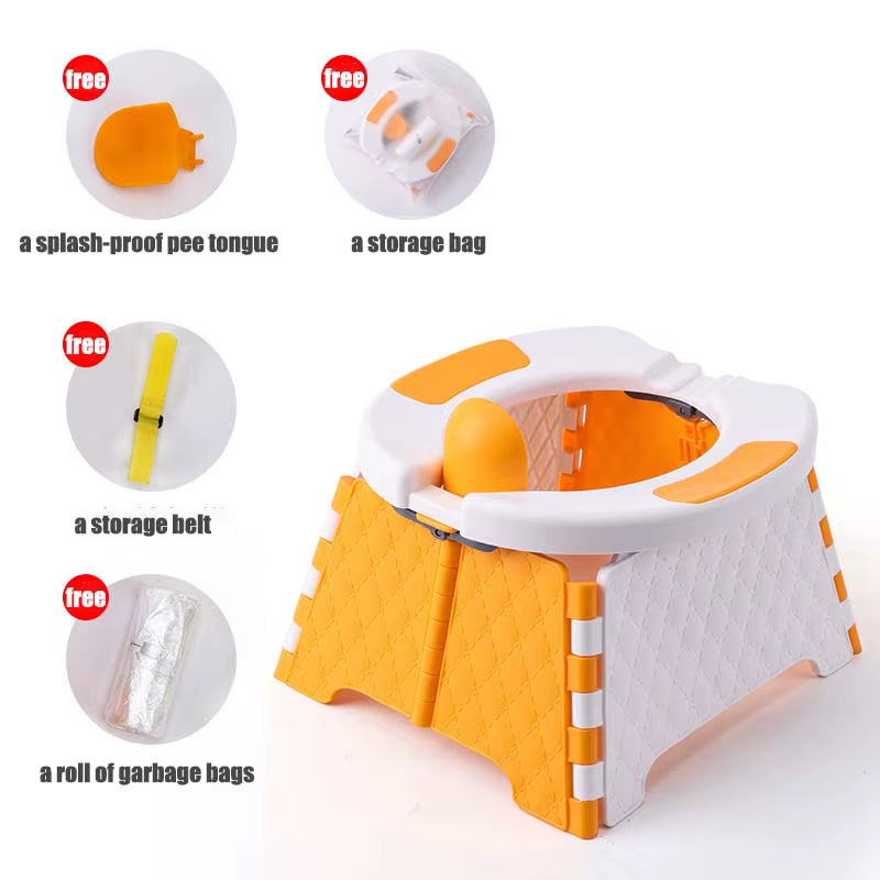 Portable Potty Child Urinal Children'S Pot Car Travel Potty for Children Potty Training Toilet for Kids Toilet Pot Toilet Seat