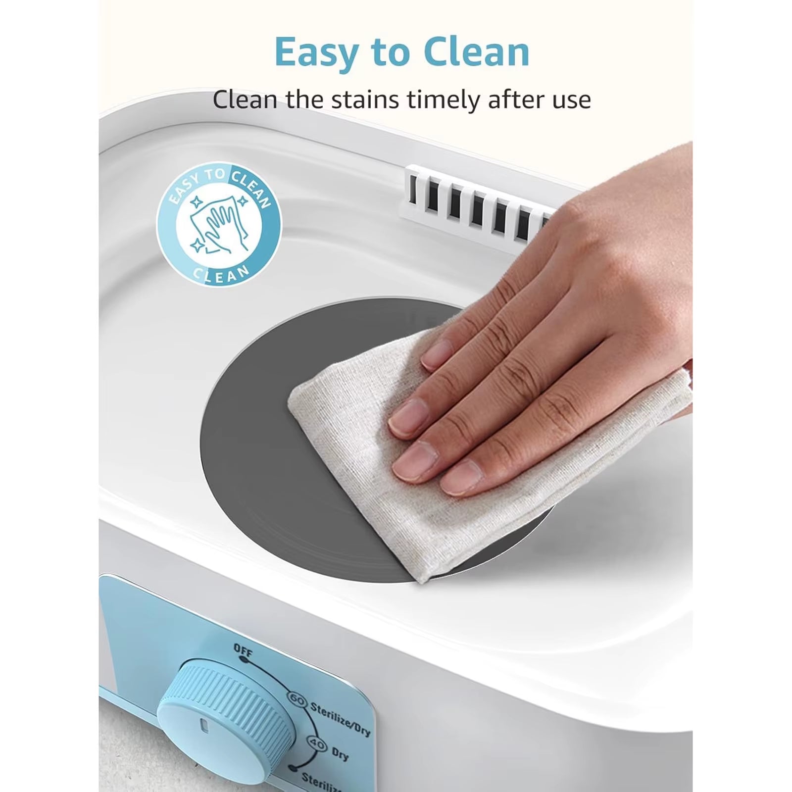 Baby Electric Steam Sanitizer Newborn Feeding Bottle Sterilizers Dryer Heater Large Box Steamer Hightemperature Sterilization