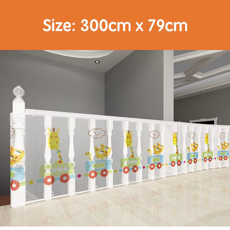 2M,3M,4.5M Safety Net for Stairs Thicken Fine Mesh for Balcony Stair Protection Net Children Protection Baby Safety Doorway Gate