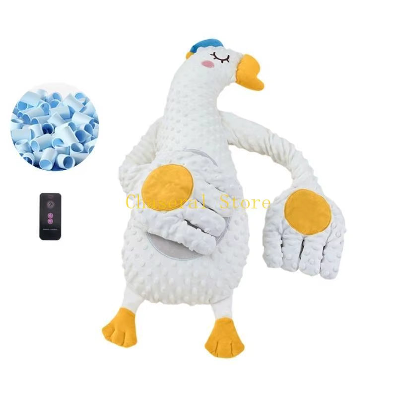 E7CE Portable Baby Sleep Patter Pacify Hand Doll Built in Music Function or Not