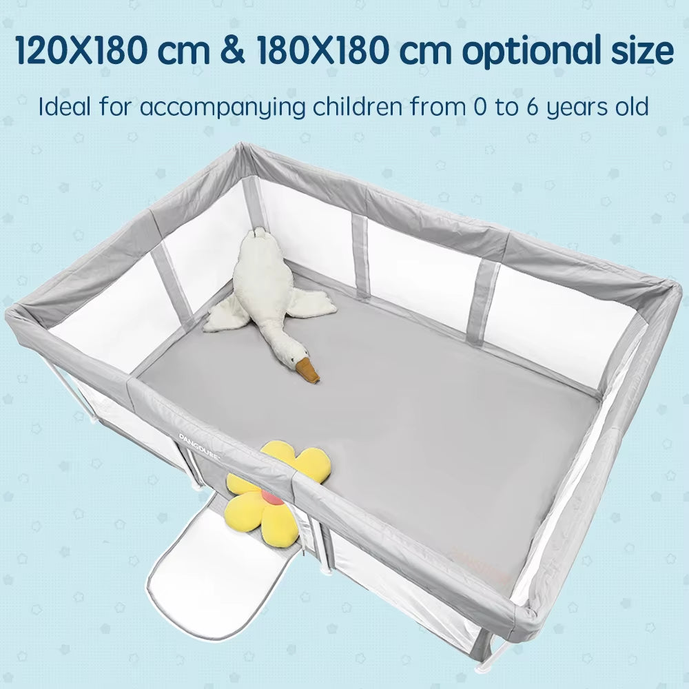 Easy Folding Hildren'S Playpen Baby Games Park Indoor & Outdoor Playground for Kids Baby Activity Fence Toddler Playpen