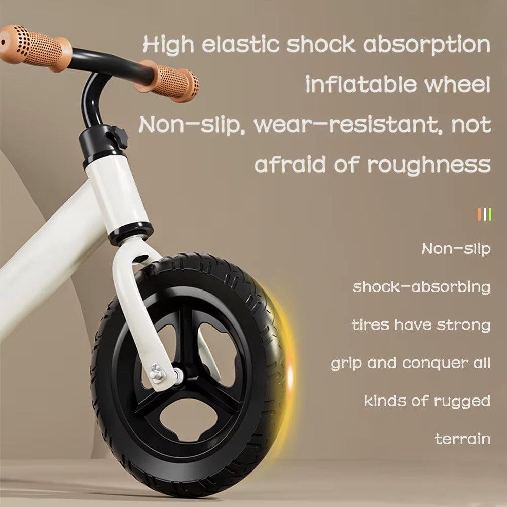 Lightweight Children'S Balance Bike with 360° Rotating Handlebars Anti-Slip Baby Walker Bike for 2-6 Years Pedal-Free Bike