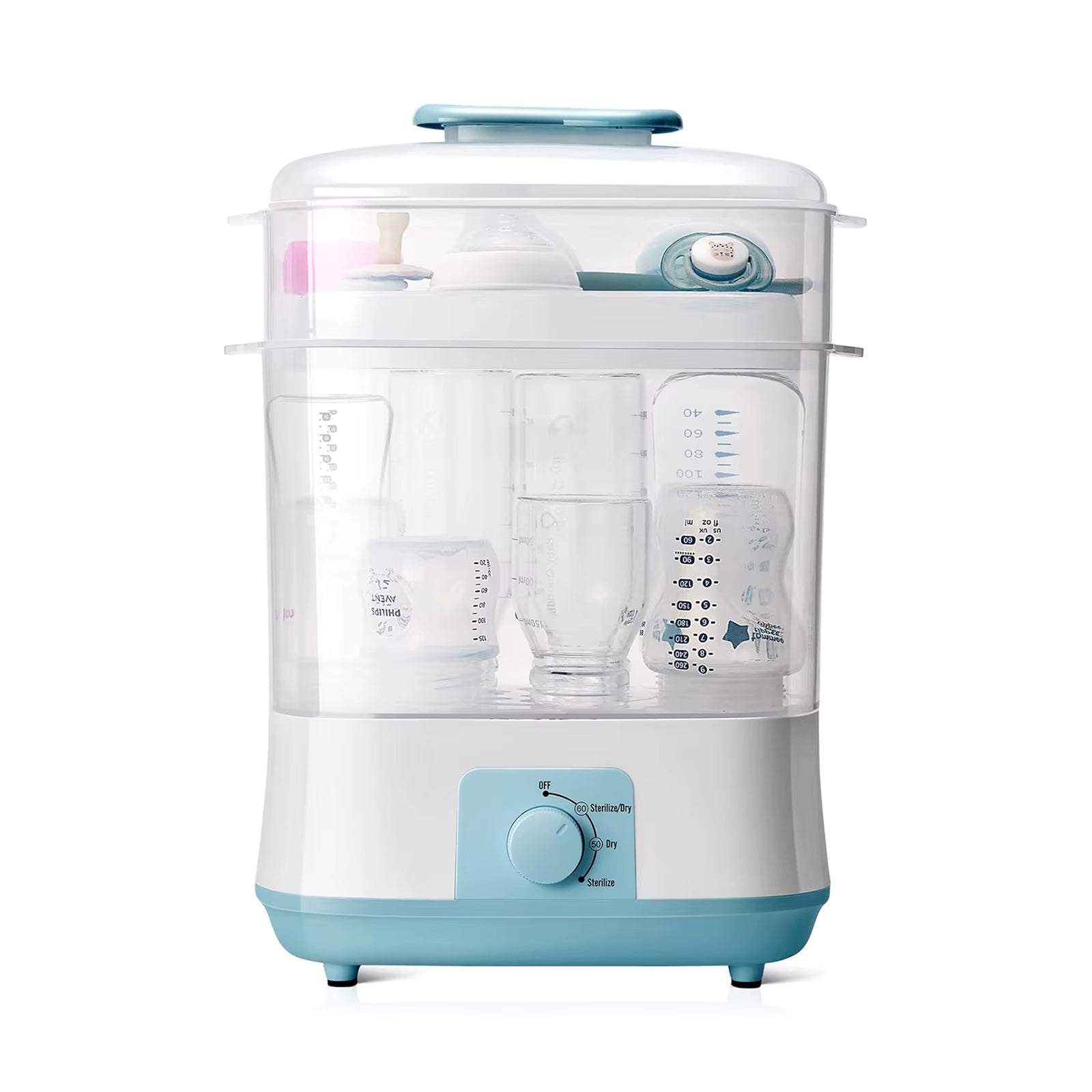 Baby Electric Steam Sanitizer Newborn Feeding Bottle Sterilizers Dryer Heater Large Box Steamer Hightemperature Sterilization