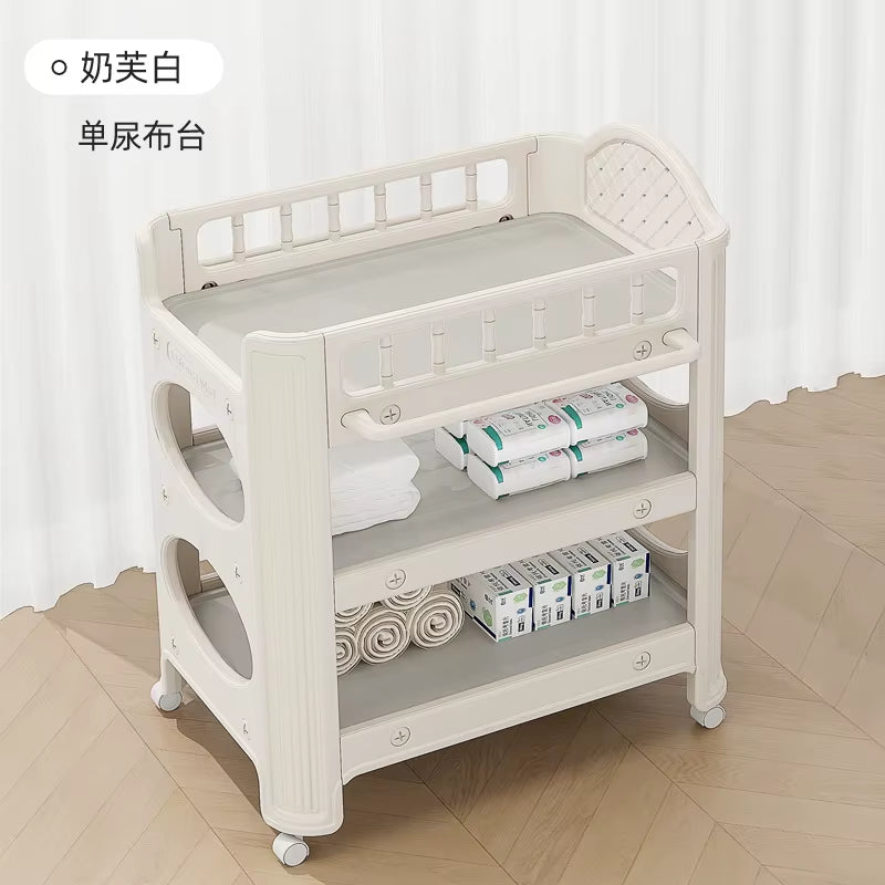 Portable Collapsible Diaper Changing Station Ergonomic Newborn Care Table Pediatrician Recommended Back-Saving Nursery Essential