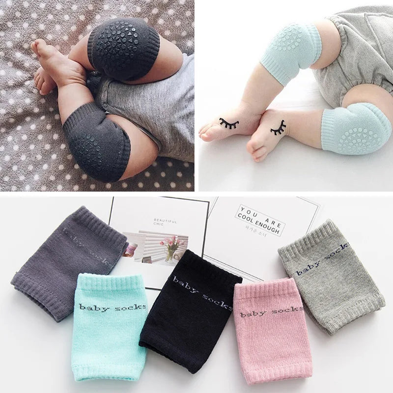 Kids Non Slip Crawling Legging Infants Toddlers Baby Accessories Dot Knee Pads Protector Safety Kneepad Leg Warmer Girls Boys